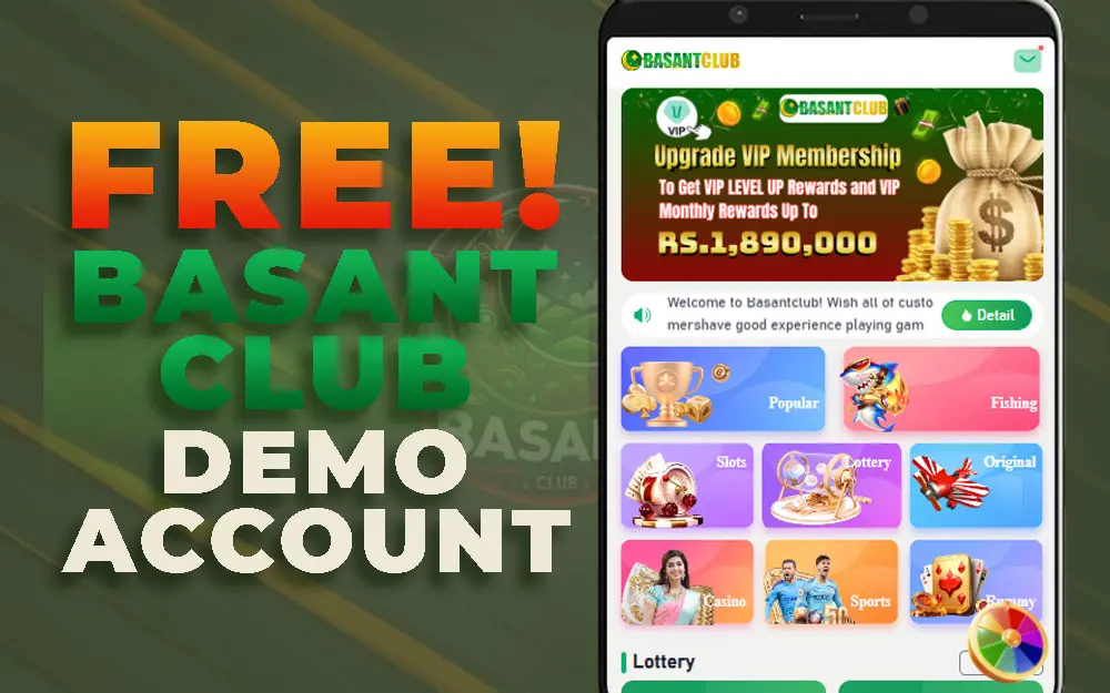 basant club demo account