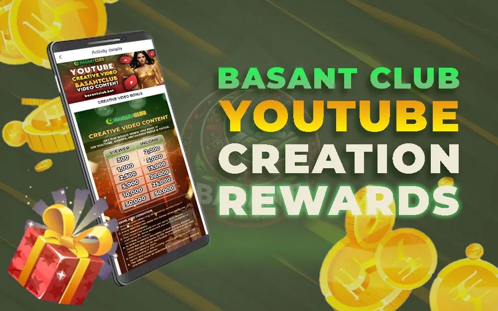 basant club youtube creation rewards